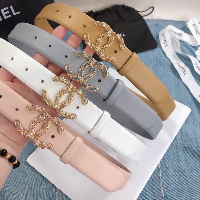 Chanel Belt 30mmX95-110cm 7D08